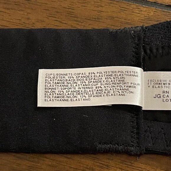 NWOT Wacoal Women's Maternity Wire-Free Bra in Black Size 36DD - Picture 7 of 13